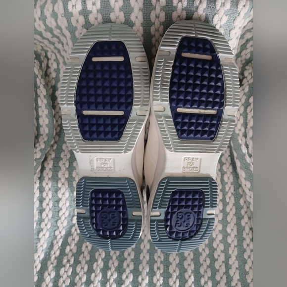 Men's G-Fore White and Blue Camo  Athletic Golf Shoes - Picture 6 of 6